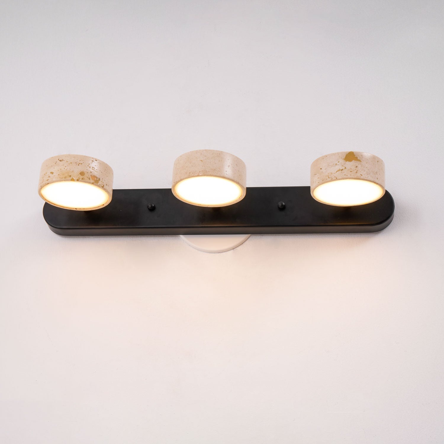 Orshaa Linear Travertine Vanity Light - Blowlighting