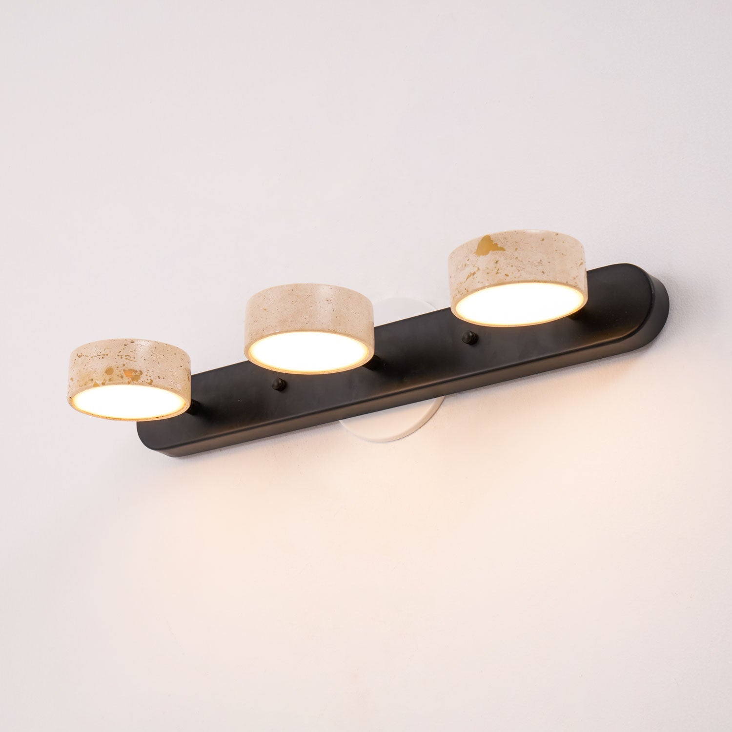 Orshaa Linear Travertine Vanity Light - Blowlighting