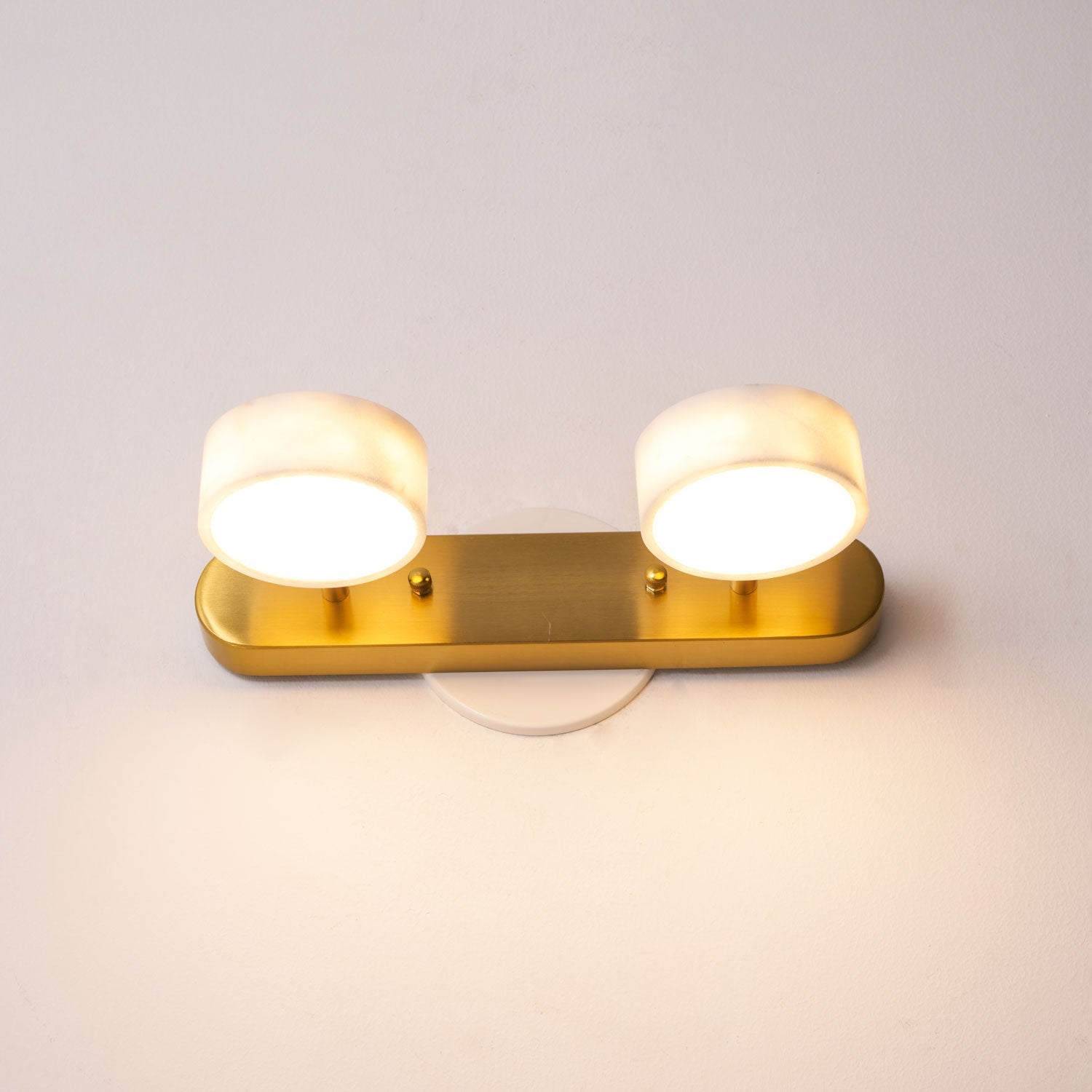 Orshaa Linear Travertine Vanity Light - Blowlighting