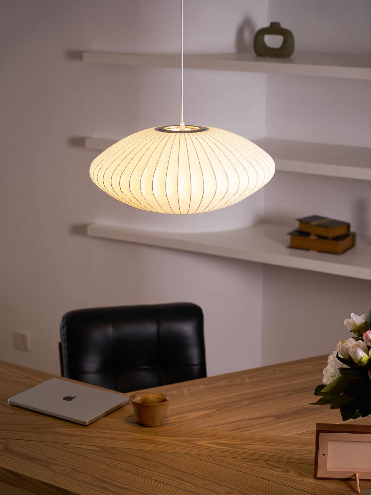 Bubble Mulberry Silk Pendant Lamp - Blowlighting