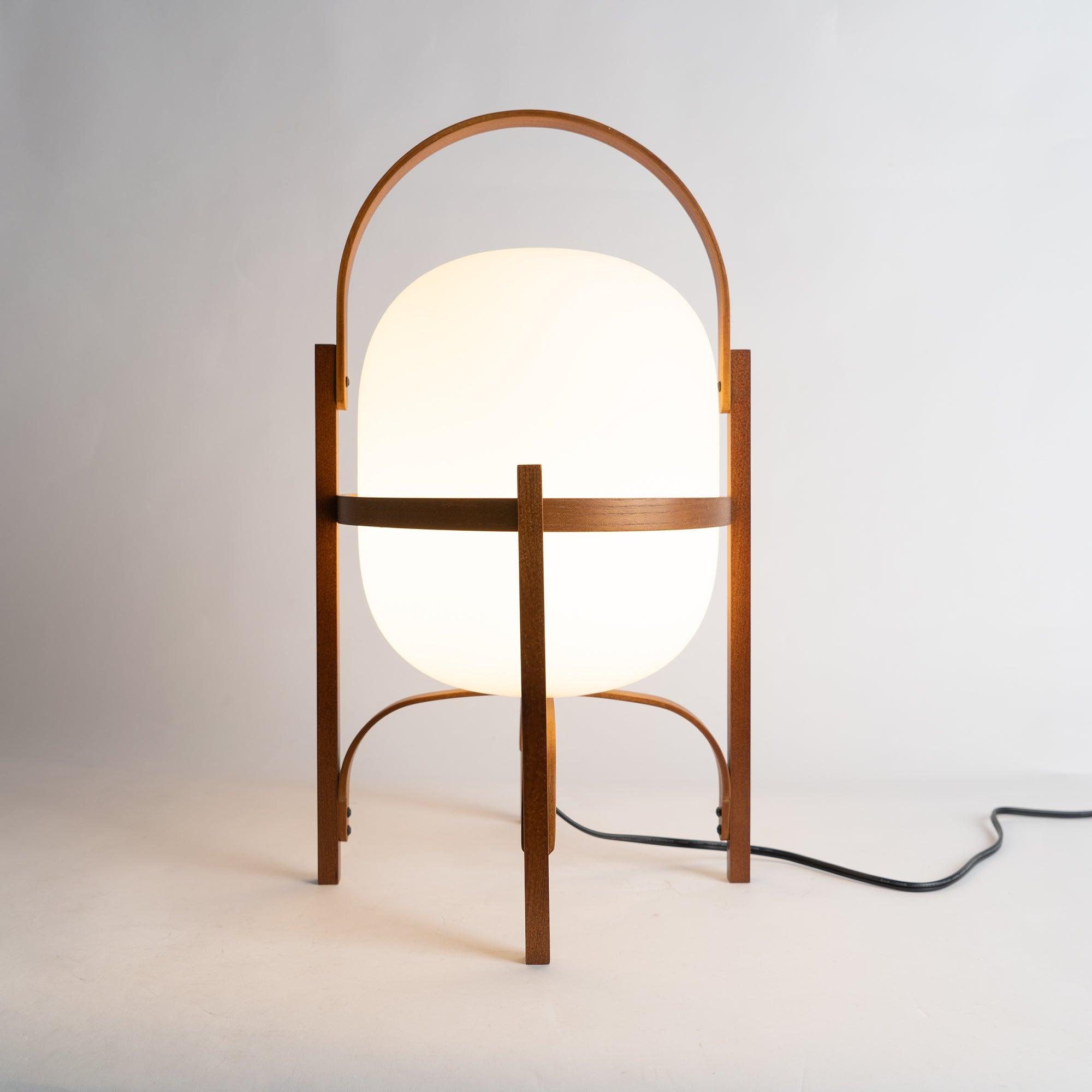 Portable Lantern Glass Table Lamp - Blowlighting