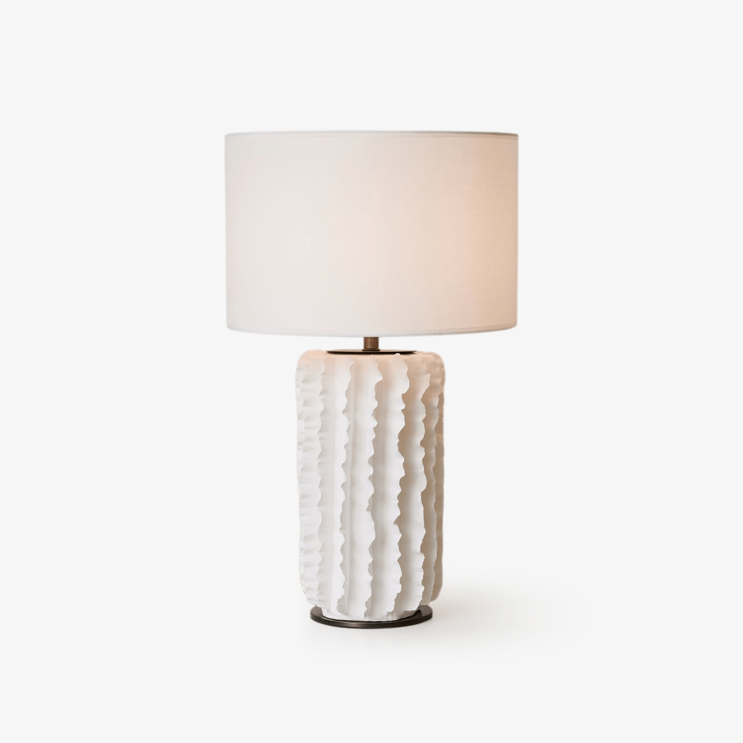 Arroyo Sculpted Ceramic Table Lamp - Blowlighting