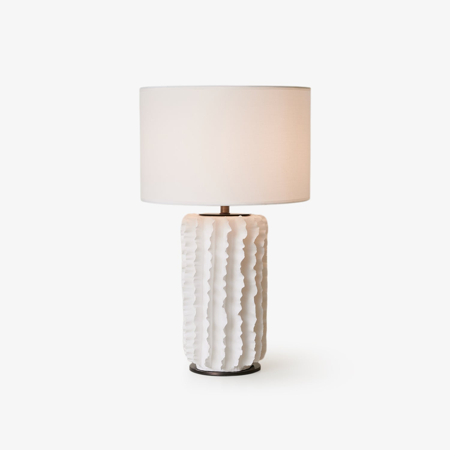 Arroyo Sculpted Ceramic Table Lamp - Blowlighting