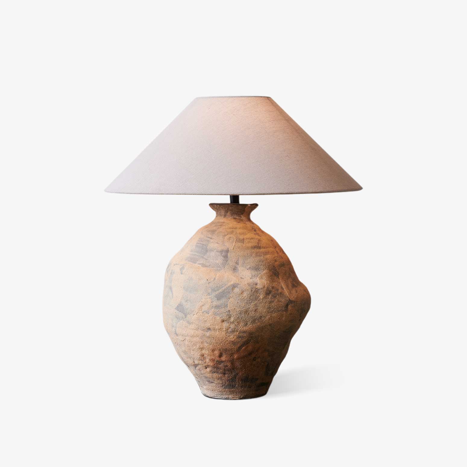 Duna Sculpted Clay Table Lamp - Blowlighting