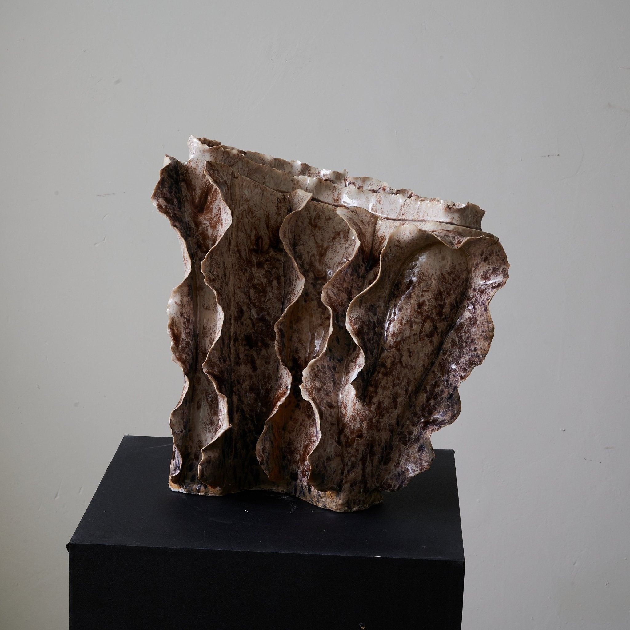 Rippled Clay Table Lamp - Blowlighting