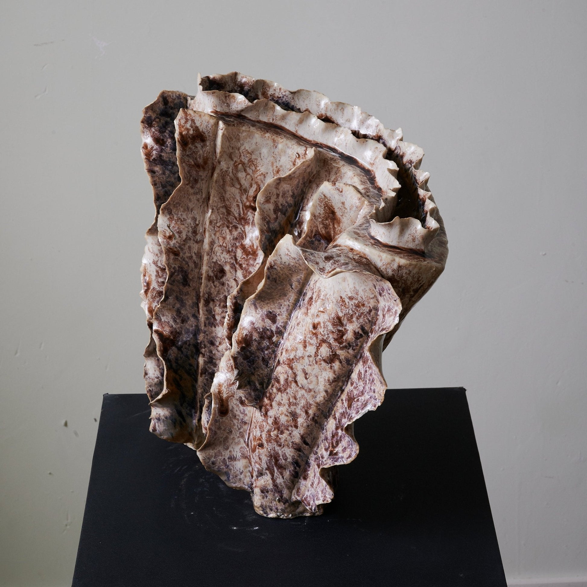 Rippled Clay Table Lamp - Blowlighting