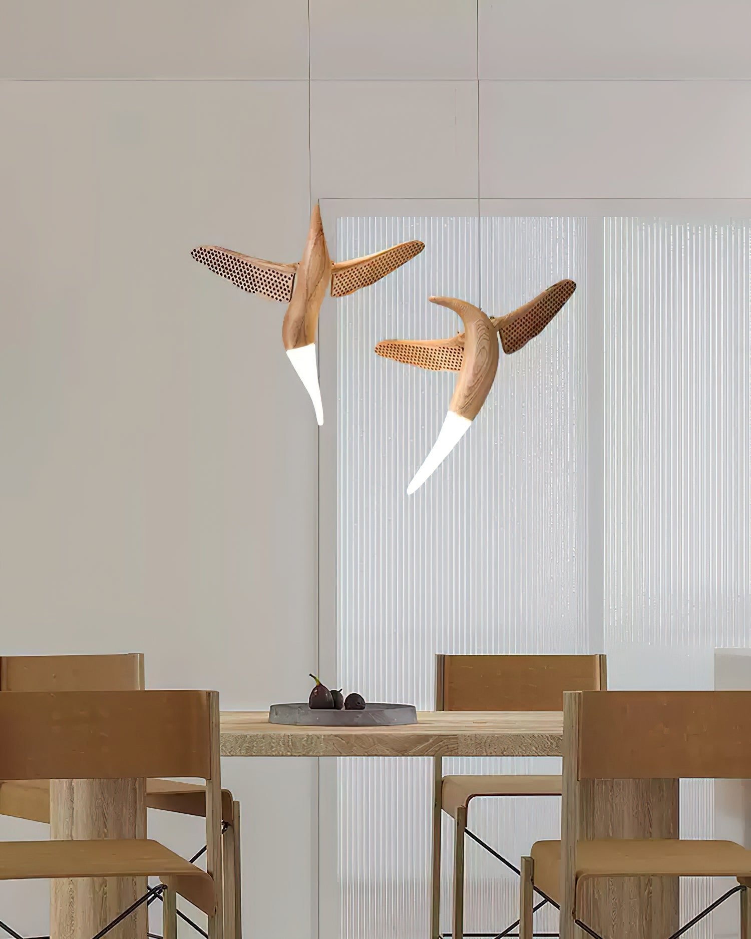 Elsilor Avian-Inspired Wood Pendant Light - Blowlighting