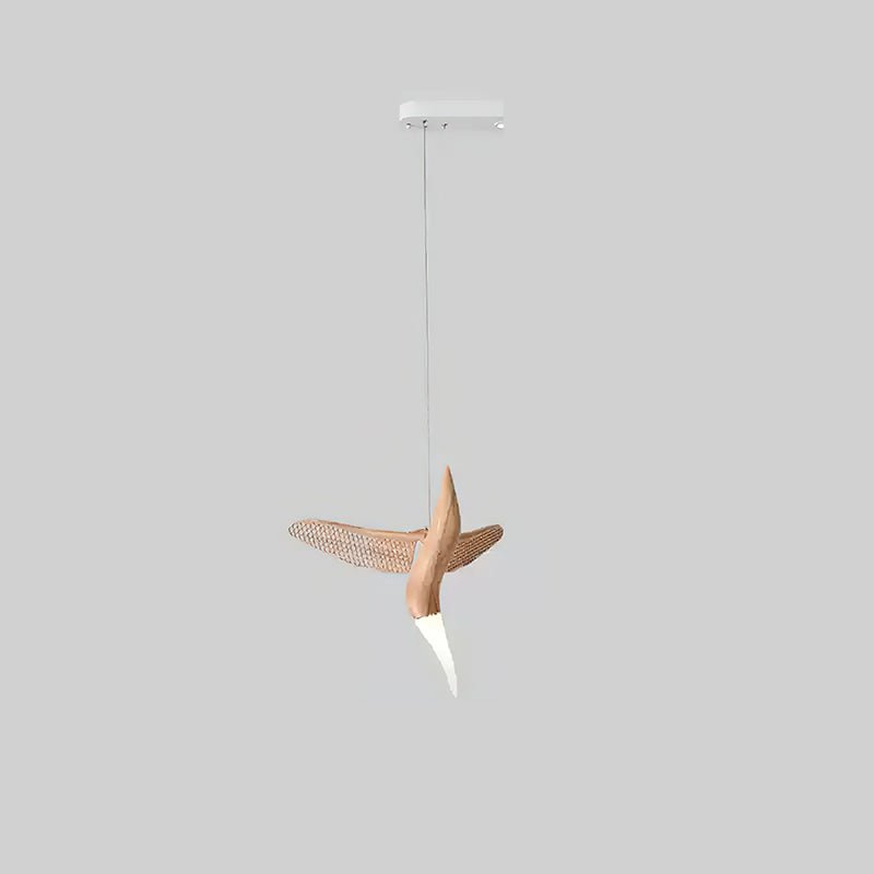 Elsilor Avian-Inspired Wood Pendant Light - Blowlighting