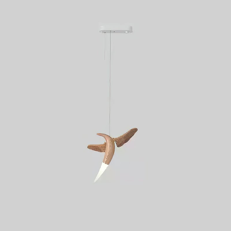 Elsilor Avian-Inspired Wood Pendant Light - Blowlighting