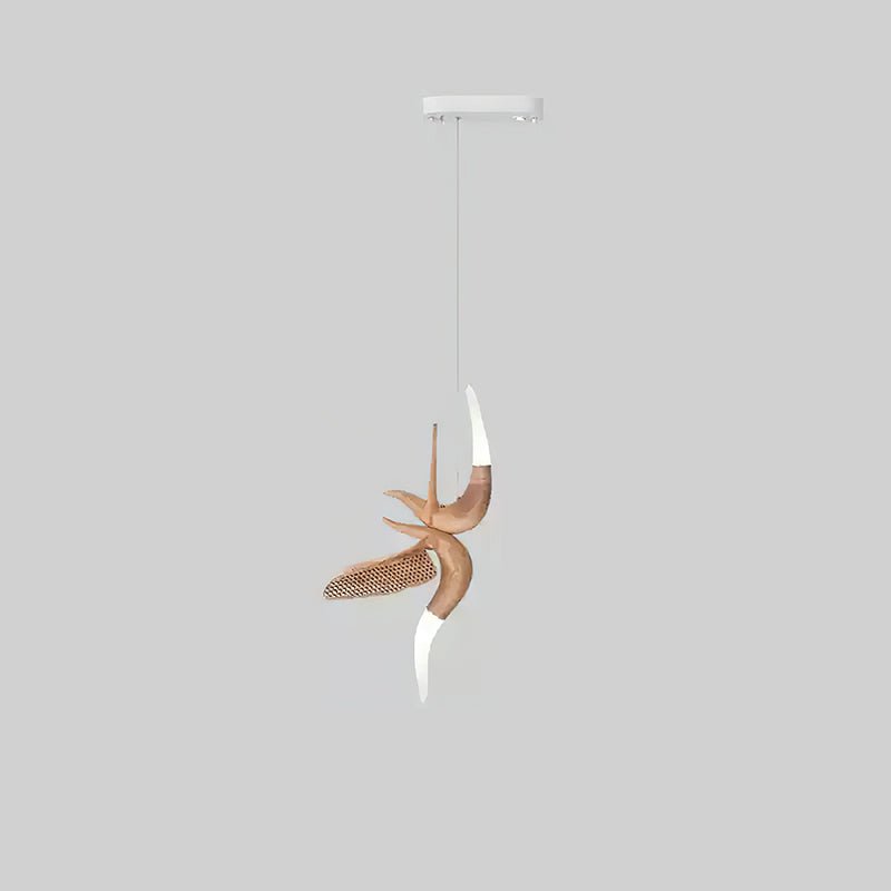 Elsilor Avian-Inspired Wood Pendant Light - Blowlighting