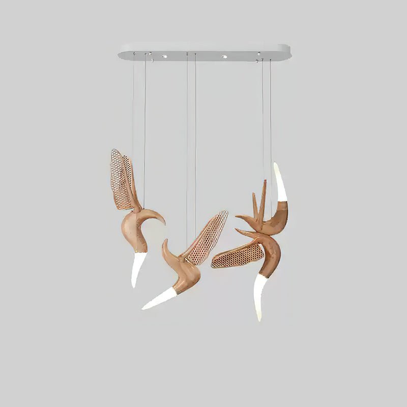 Elsilor Avian-Inspired Wood Pendant Light - Blowlighting