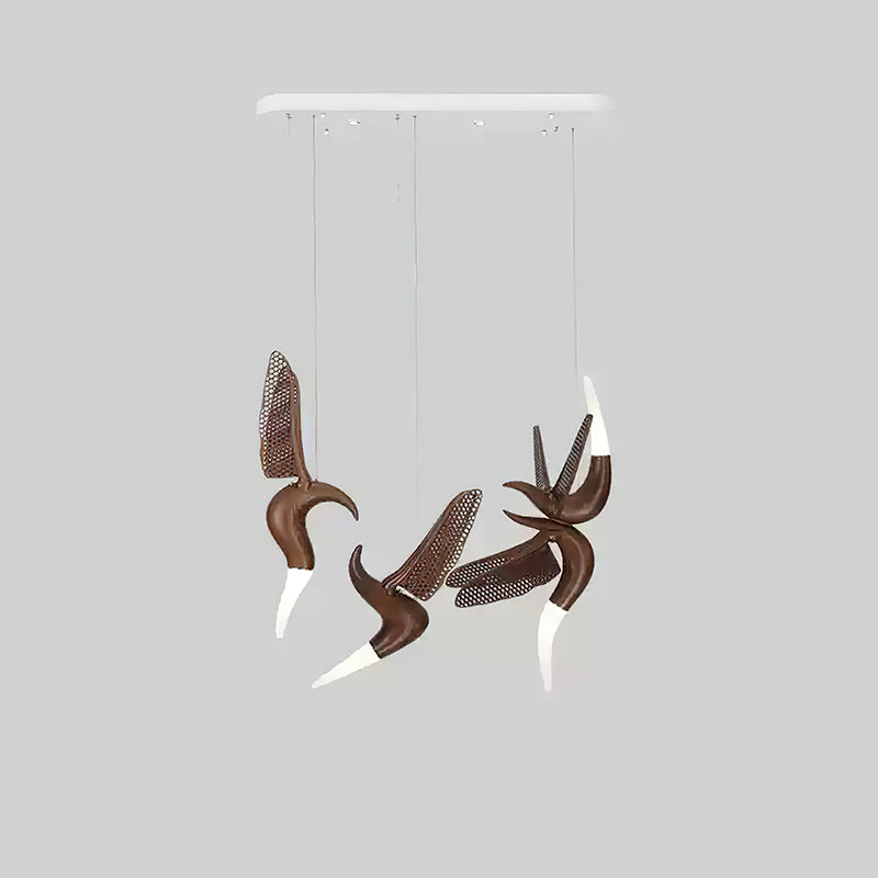 Elsilor Avian-Inspired Wood Pendant Light - Blowlighting