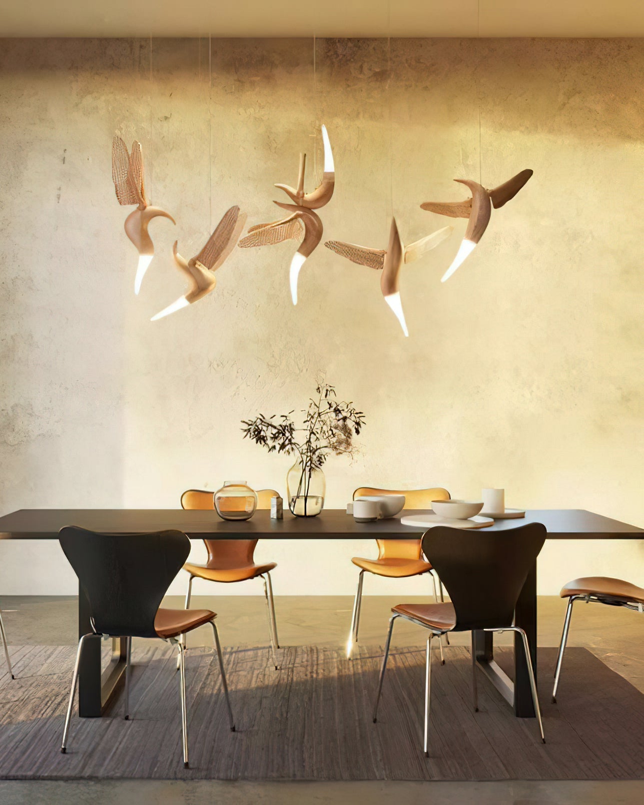 Elsilor Avian-Inspired Wood Pendant Light - Blowlighting