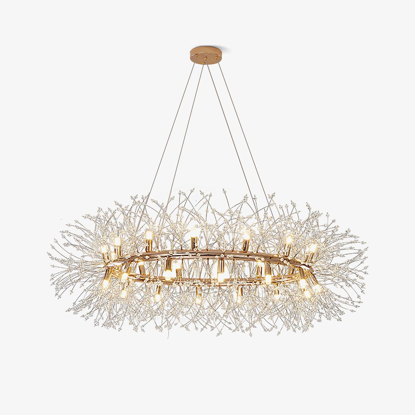Dandelion Round Chandelier - Blowlighting