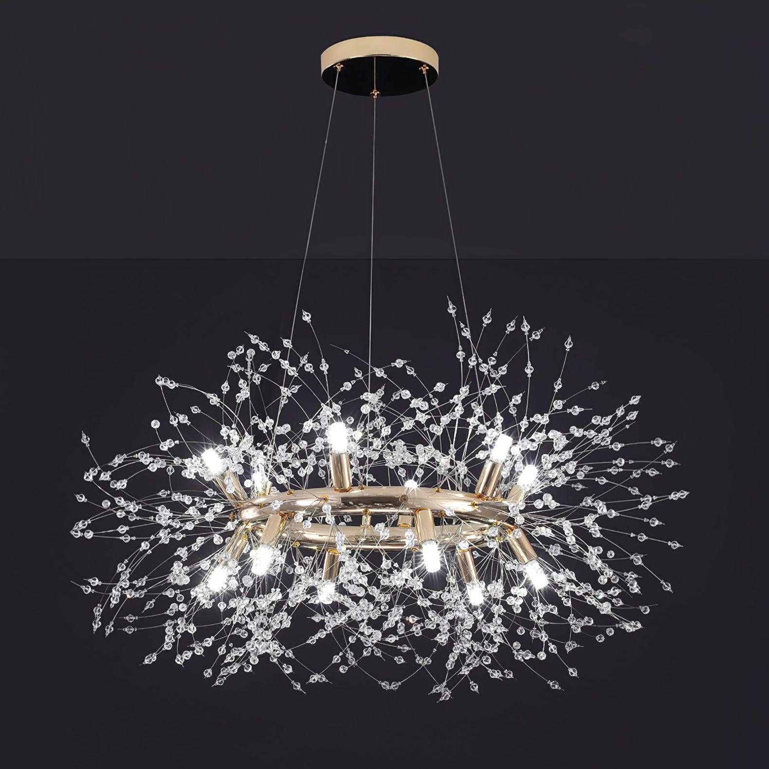 Dandelion Round Chandelier - Blowlighting