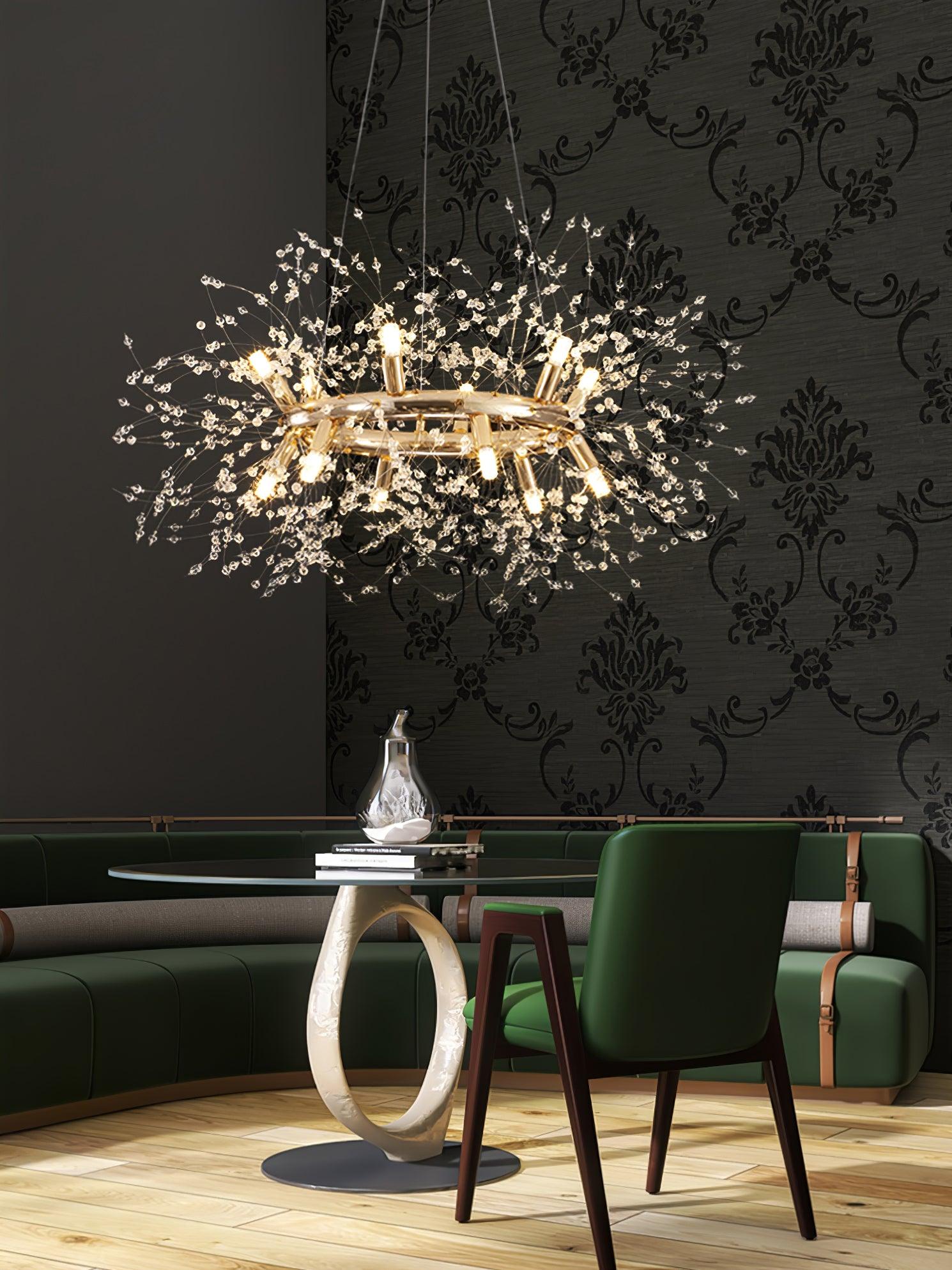 Dandelion Round Chandelier - Blowlighting