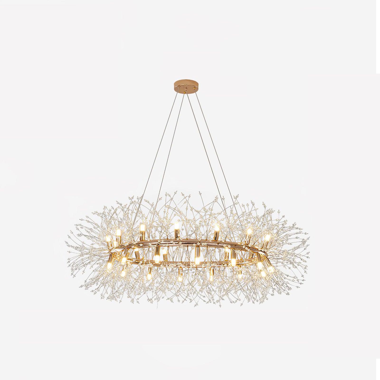 Dandelion Round Chandelier - Blowlighting