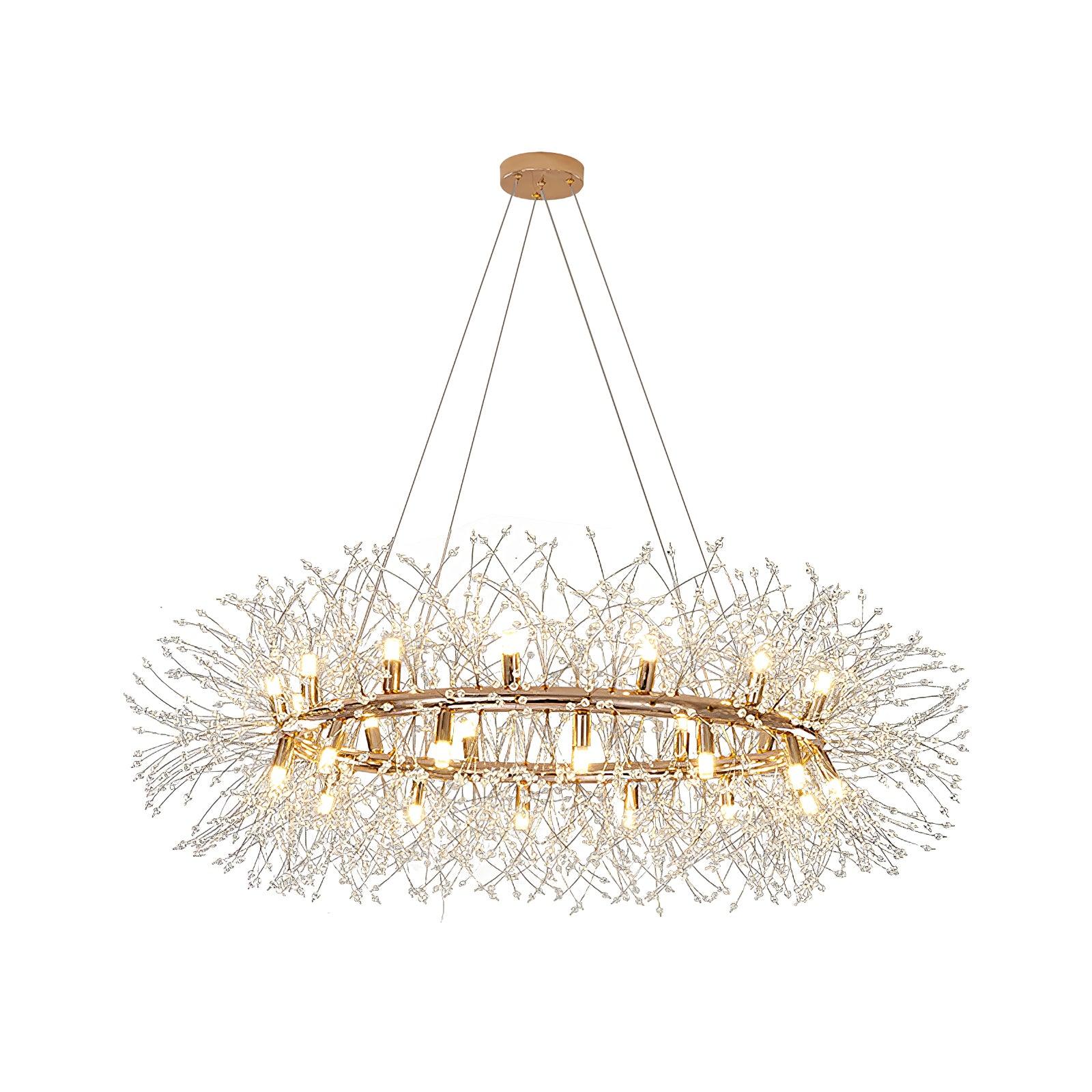 Dandelion Round Chandelier - Blowlighting