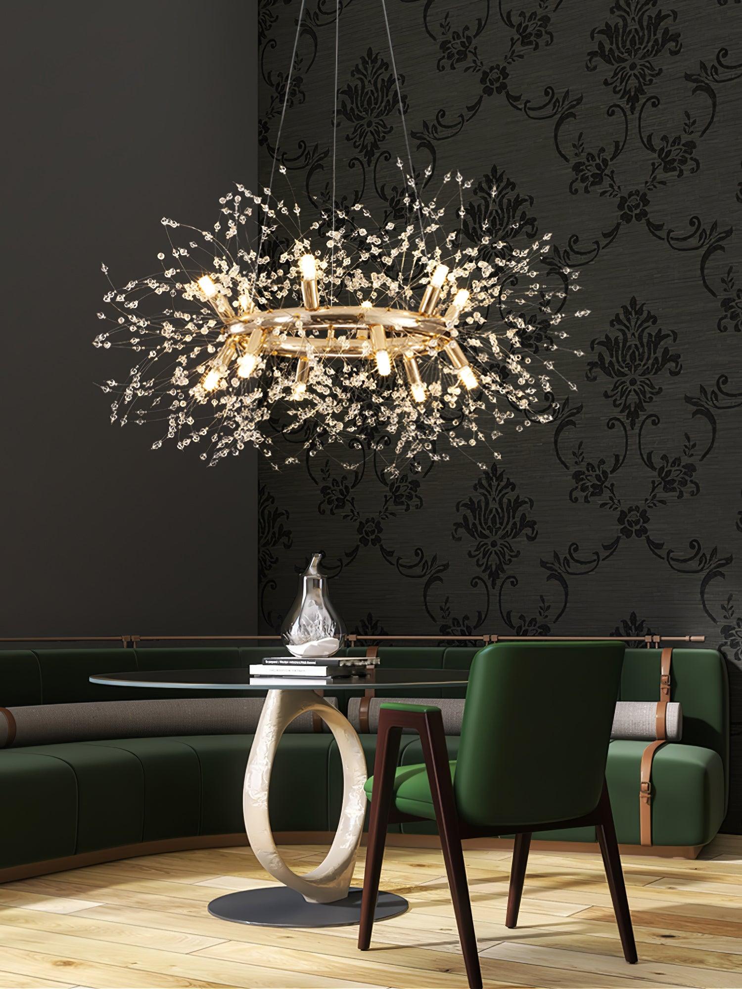 Dandelion Round Chandelier - Blowlighting