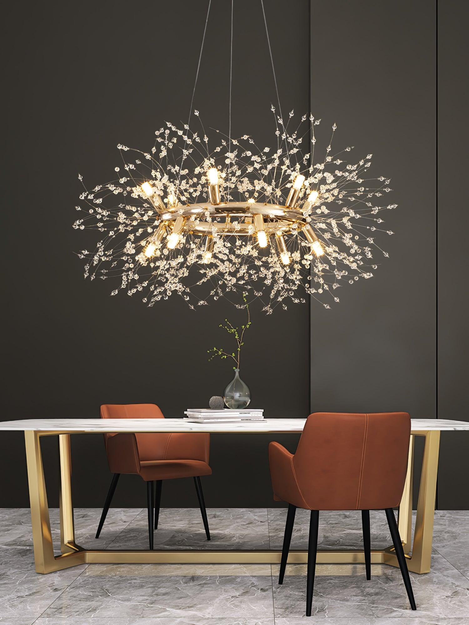 Dandelion Round Chandelier - Blowlighting