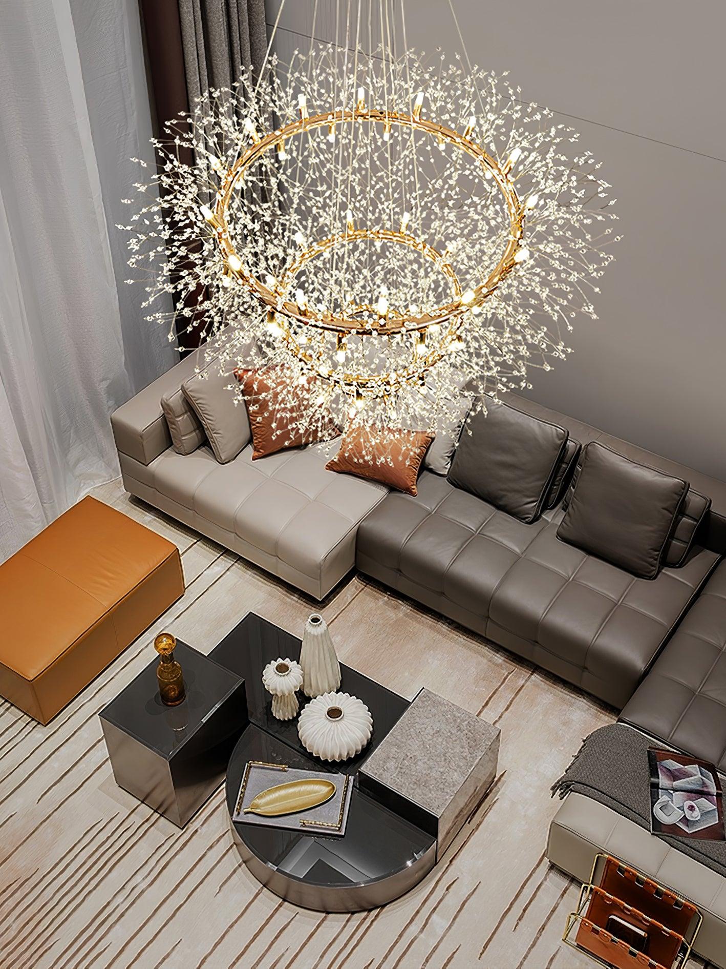 Dandelion Round Chandelier - Blowlighting