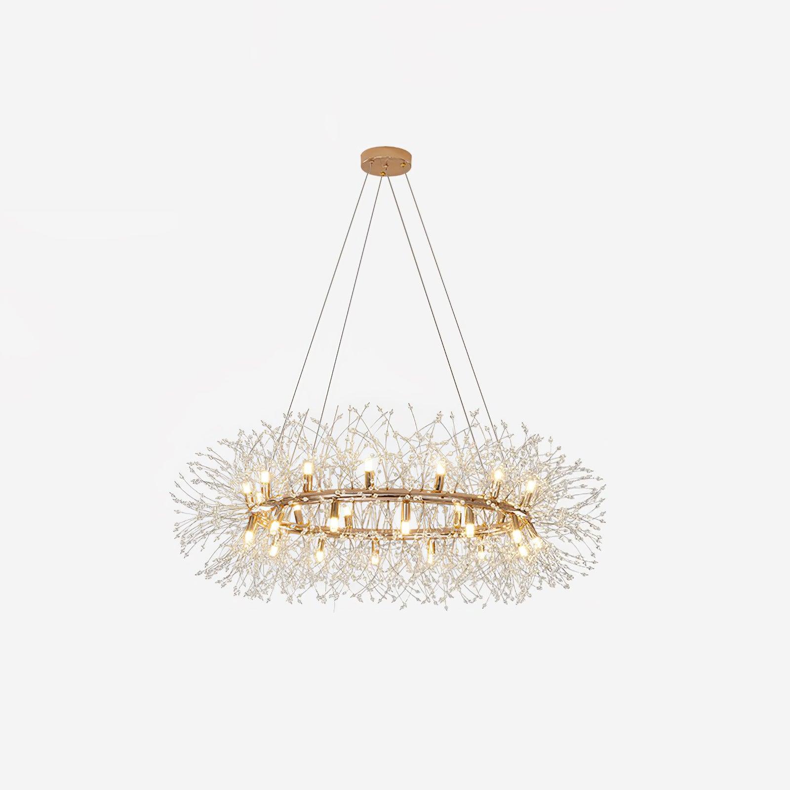 Dandelion Round Chandelier - Blowlighting