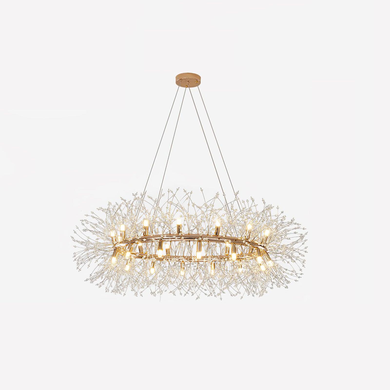Dandelion Round Chandelier - Blowlighting