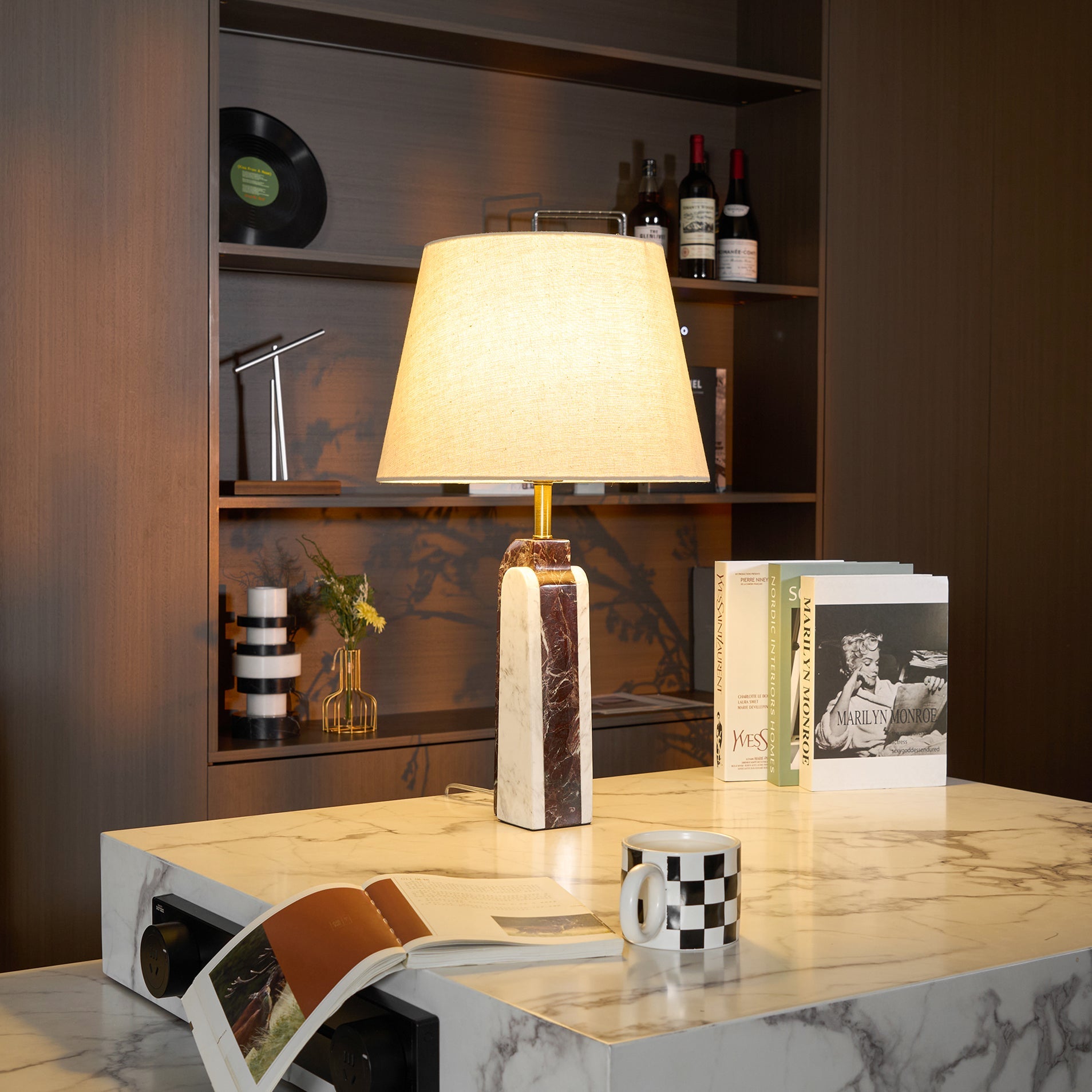 Virello Marble Table Lamp - Blowlighting
