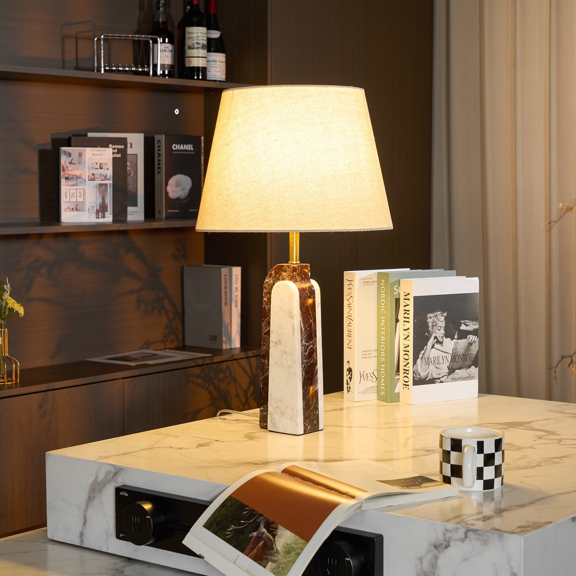 Virello Marble Table Lamp - Blowlighting