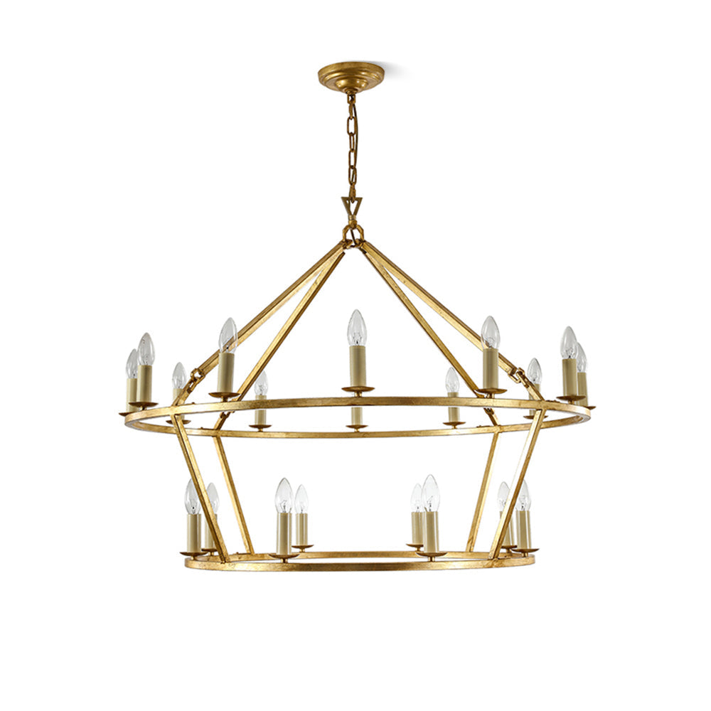 Ivzorarae Sculptural Metal Chandelier - Blowlighting