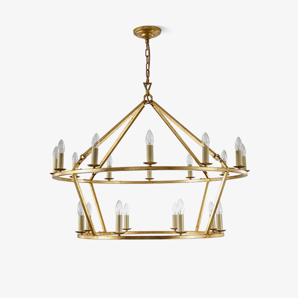 Ivzorarae Sculptural Metal Chandelier - Blowlighting