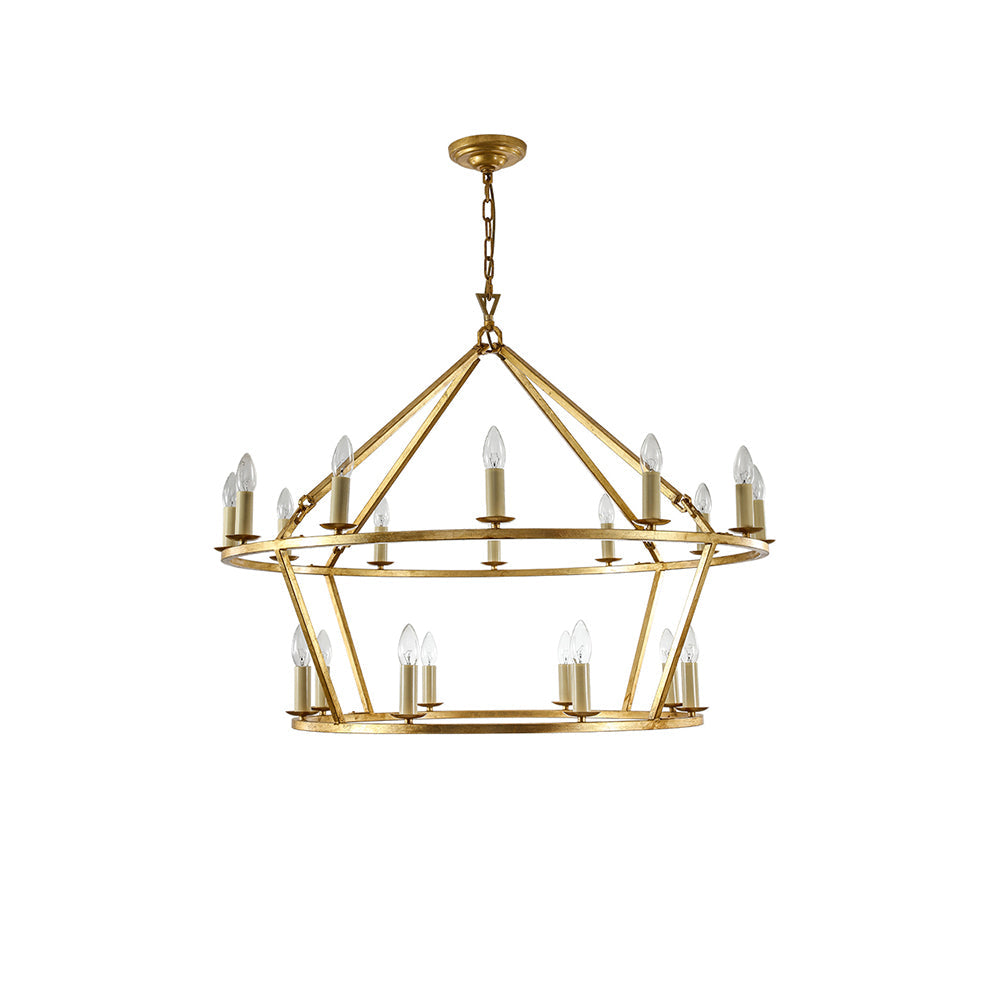 Ivzorarae Sculptural Metal Chandelier - Blowlighting