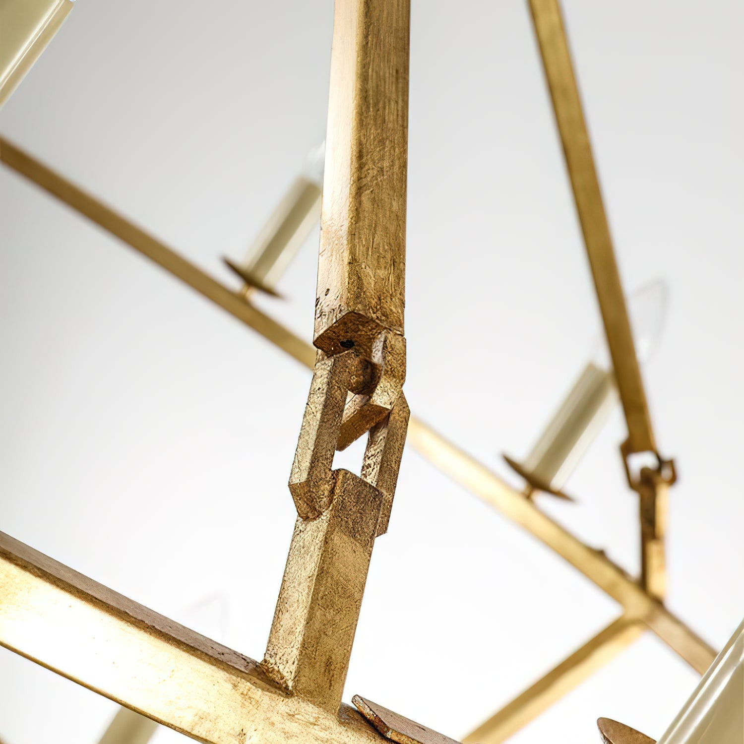 Ivzorarae Sculptural Metal Chandelier - Blowlighting