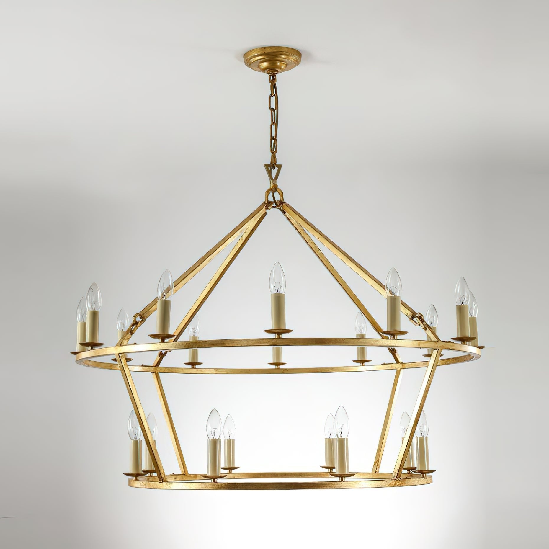 Ivzorarae Sculptural Metal Chandelier - Blowlighting