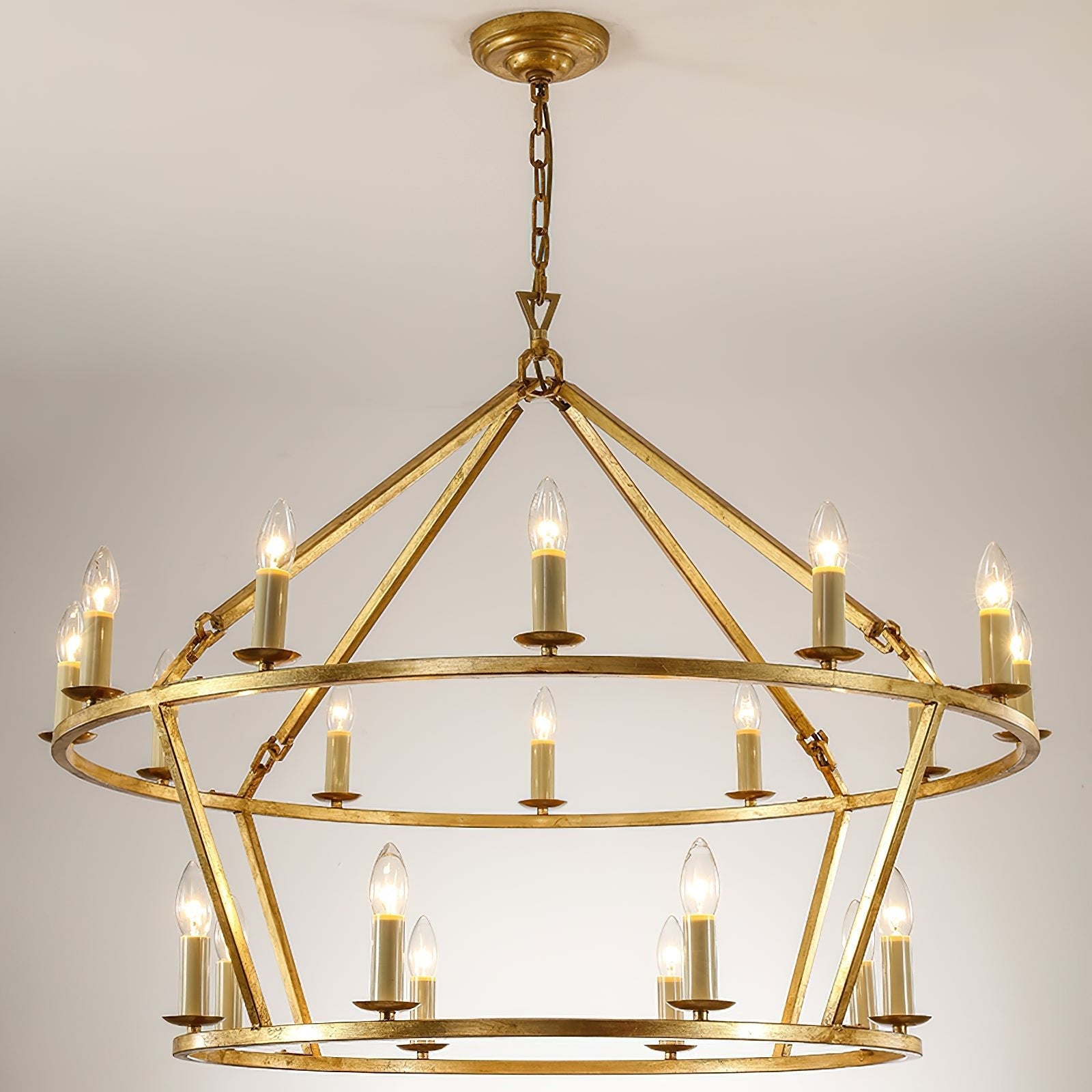 Ivzorarae Sculptural Metal Chandelier - Blowlighting