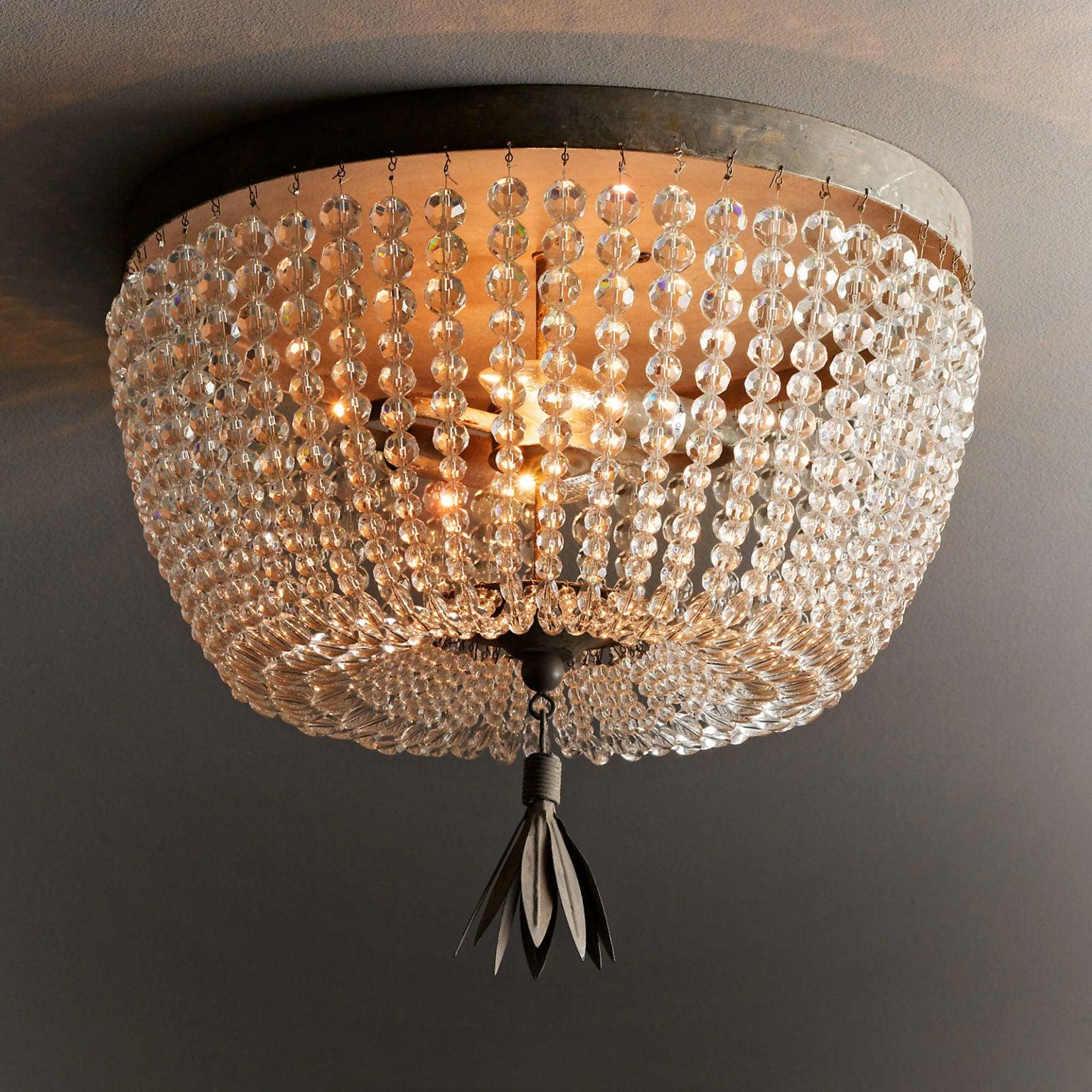 Dauphine Crystal Ceiling Light - Blowlighting