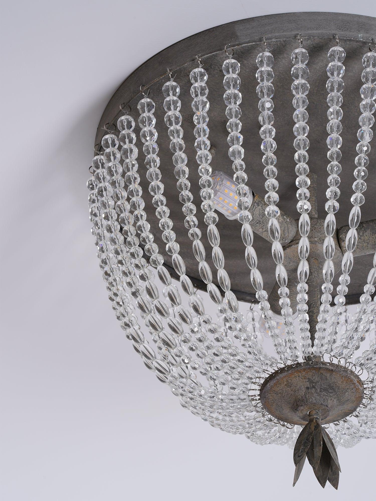 Dauphine Crystal Ceiling Light - Blowlighting