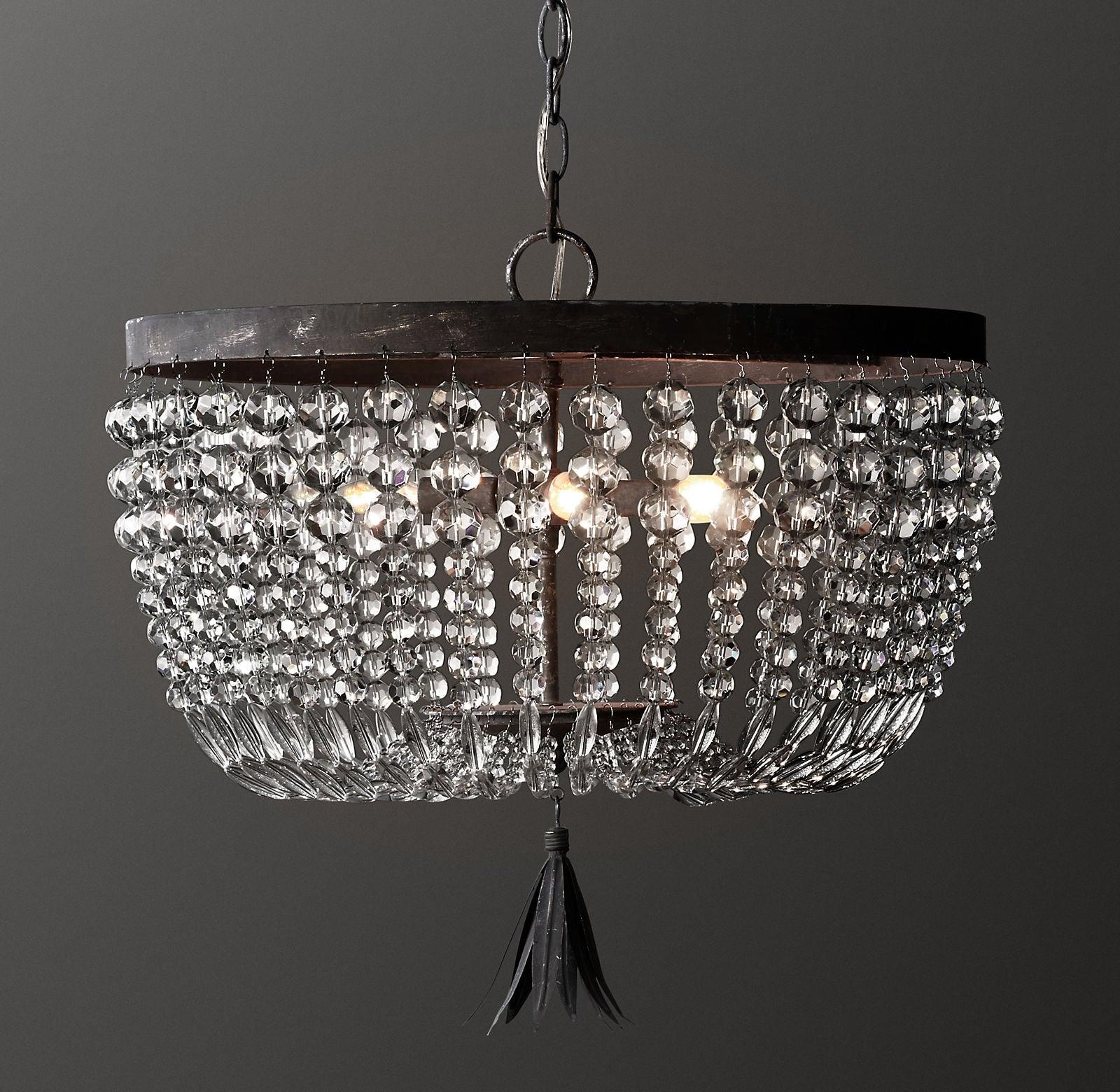 Dauphine Crystal Ceiling Light - Blowlighting