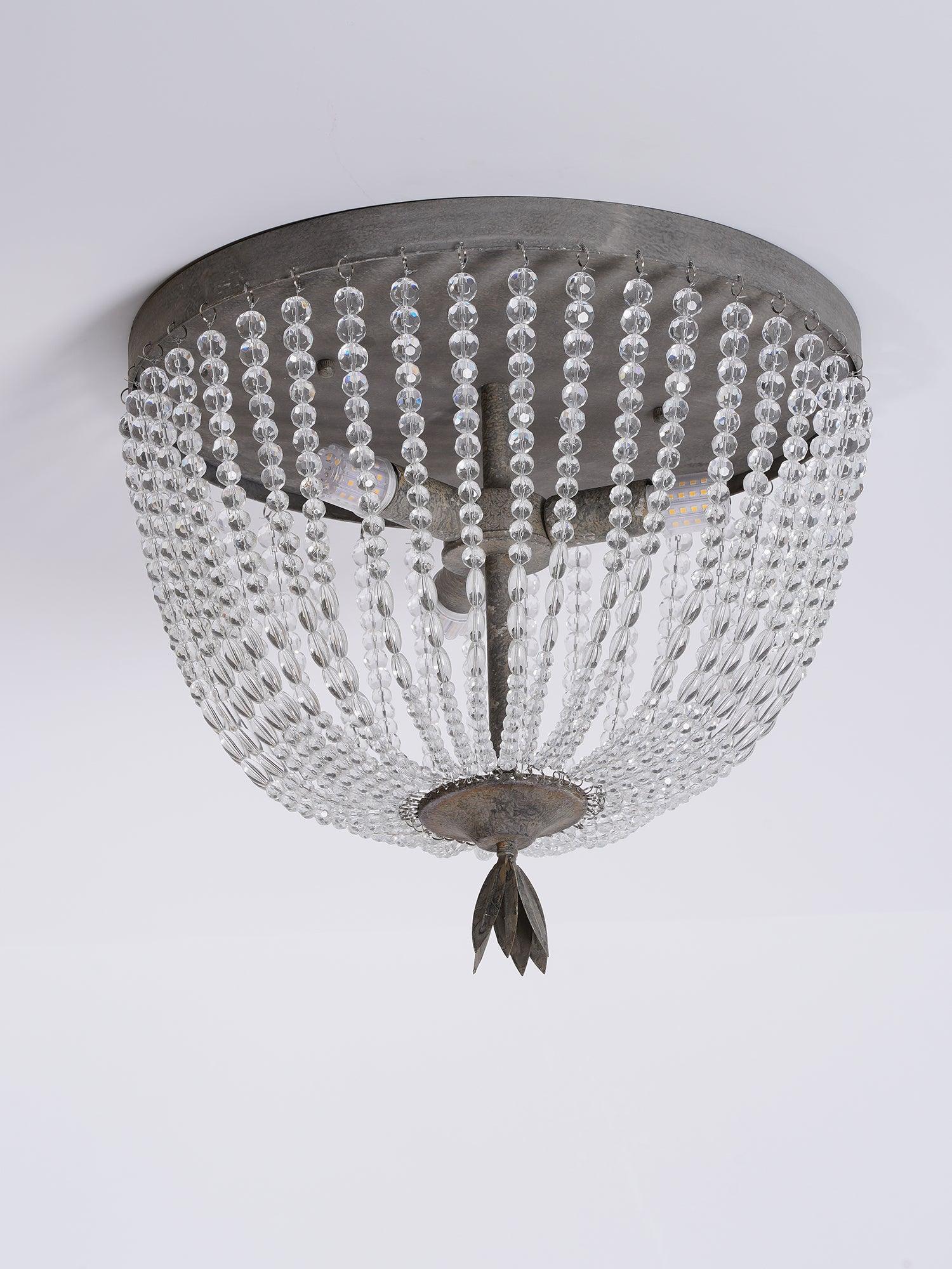 Dauphine Crystal Ceiling Light - Blowlighting