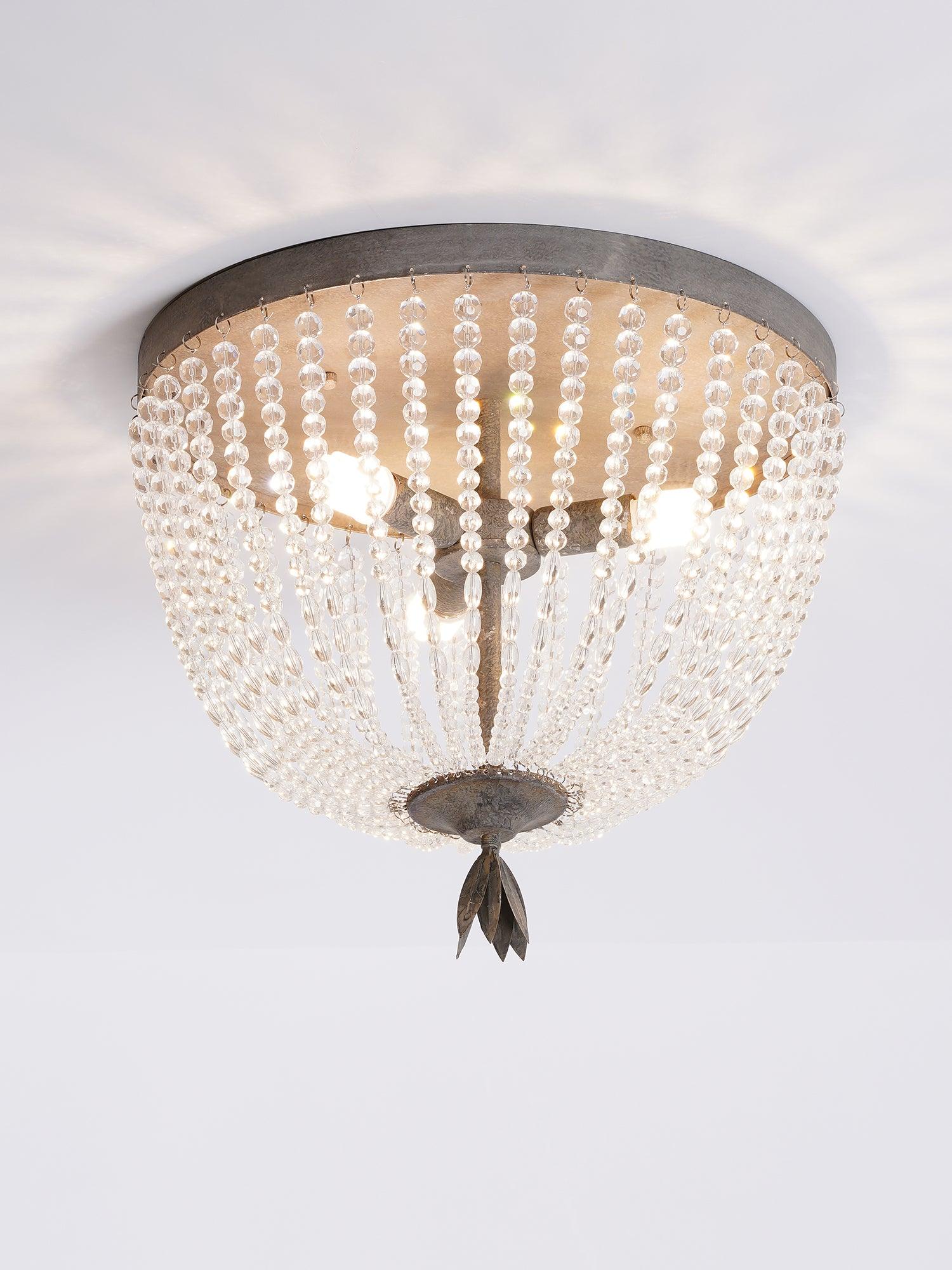 Dauphine Crystal Ceiling Light - Blowlighting