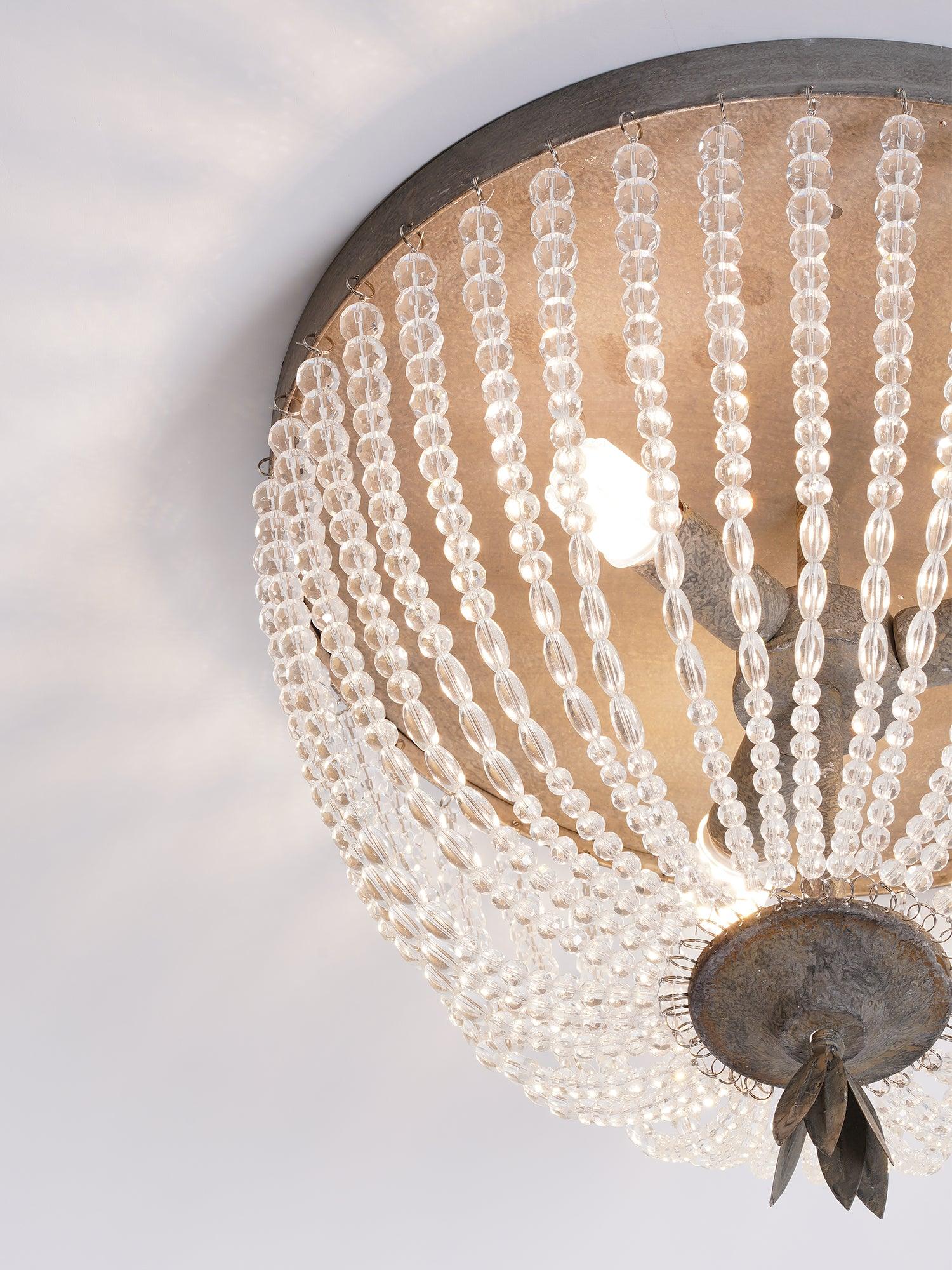 Dauphine Crystal Ceiling Light - Blowlighting