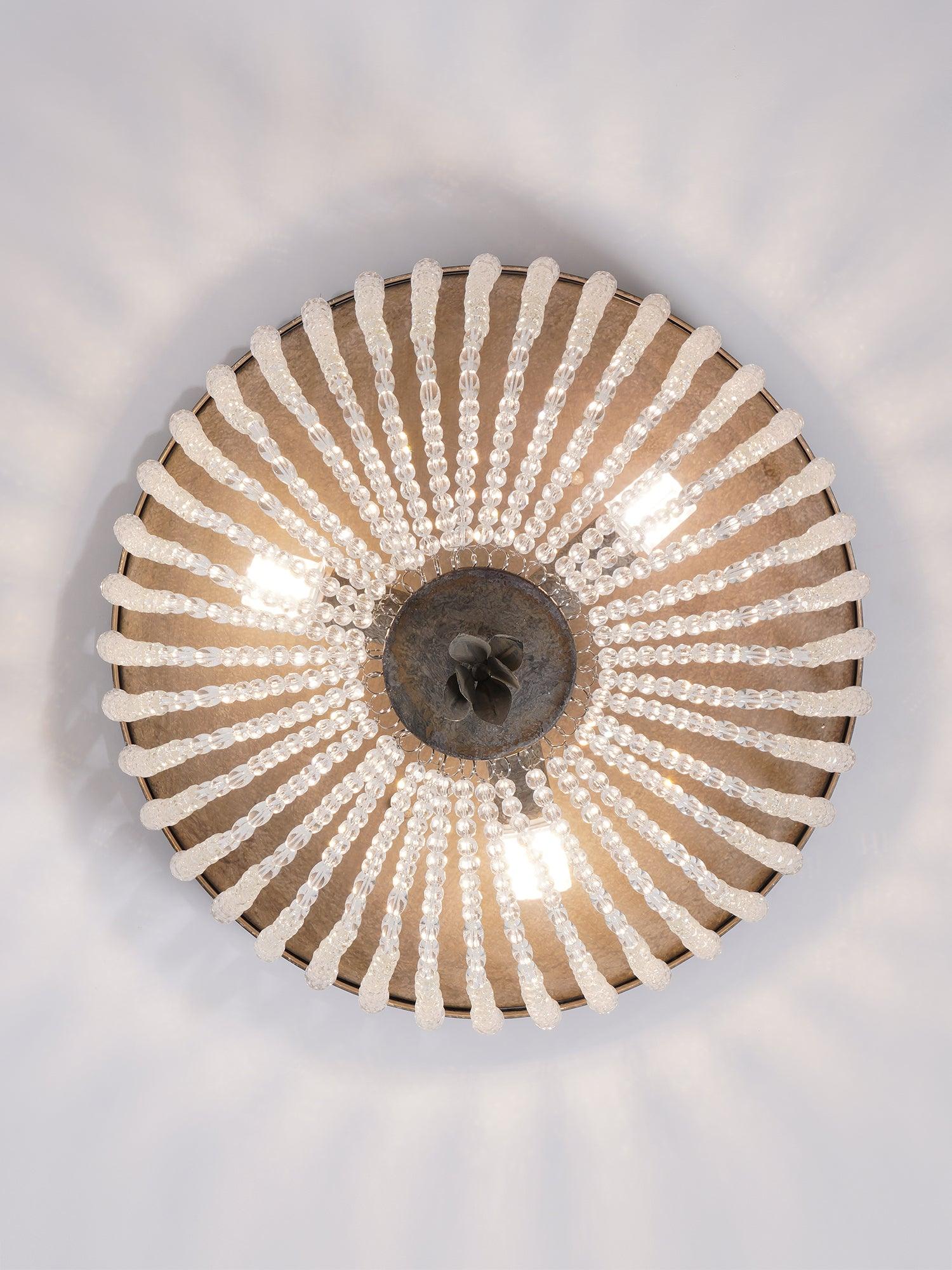 Dauphine Crystal Ceiling Light - Blowlighting
