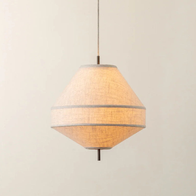 Delaney Wabi-Sabi Fabric Pendant Light