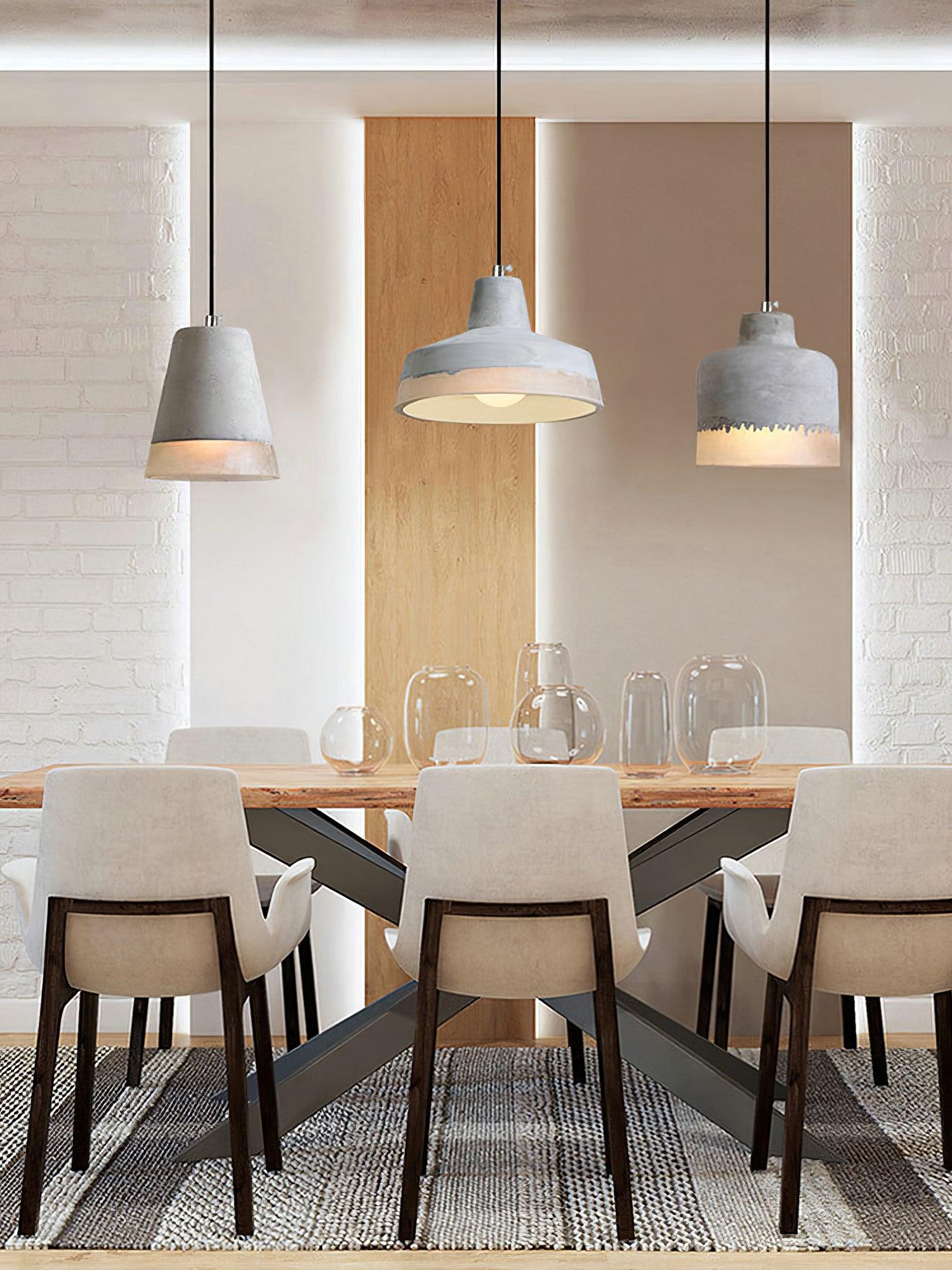 Delia Cement Pendant Light - Blowlighting