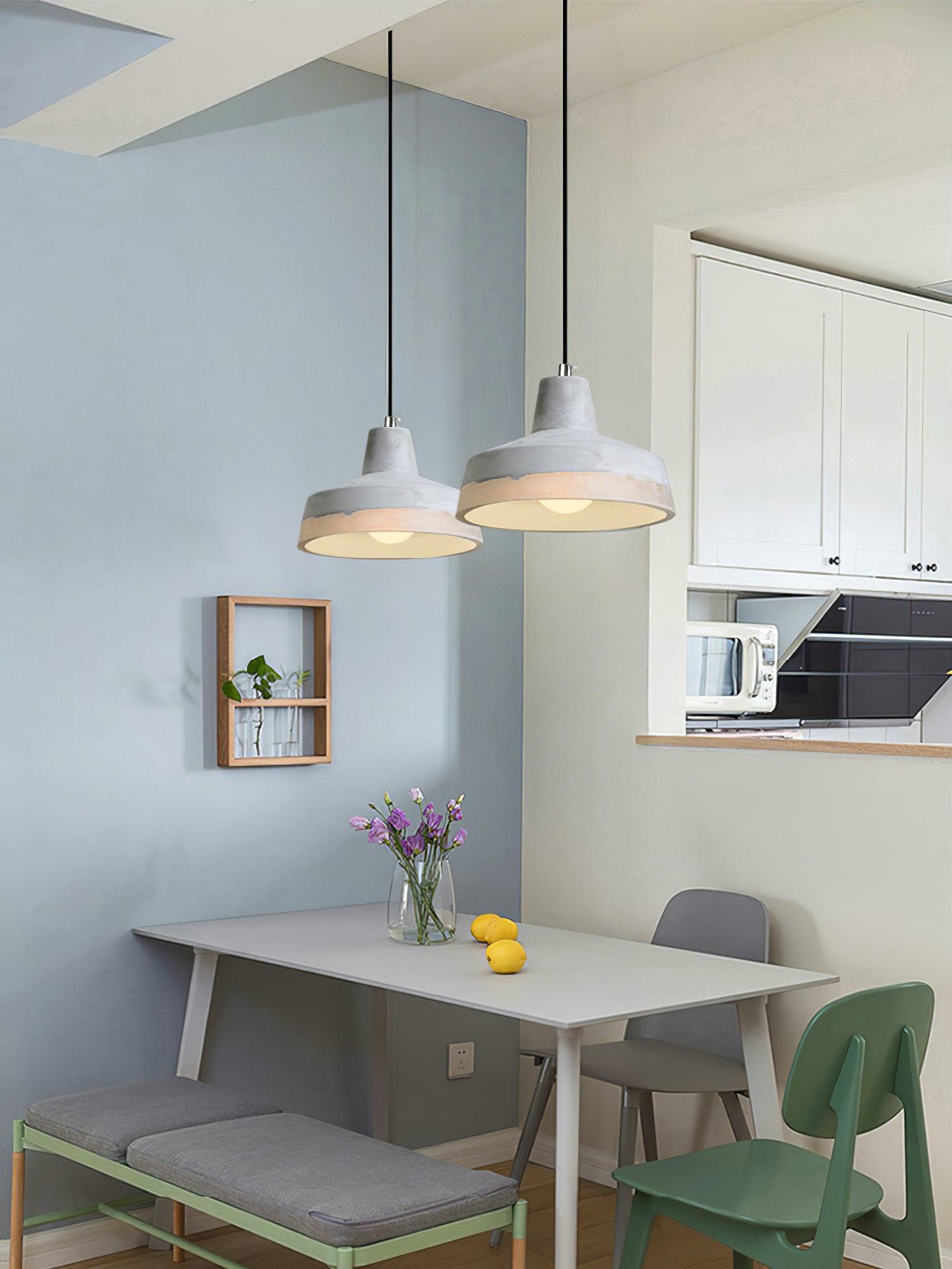 Delia Cement Pendant Light - Blowlighting