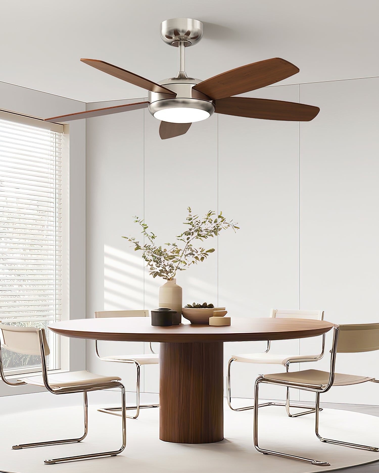Destin Modern Wood Ceiling Fan Light