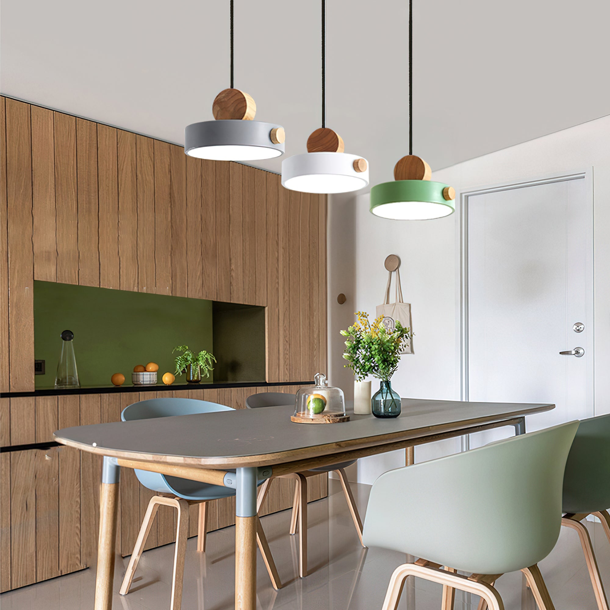 Detroit Modern Metal Pendant Light