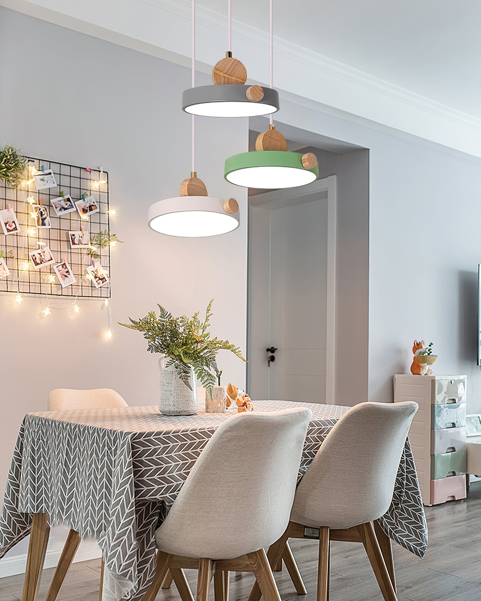 Detroit Modern Metal Pendant Light