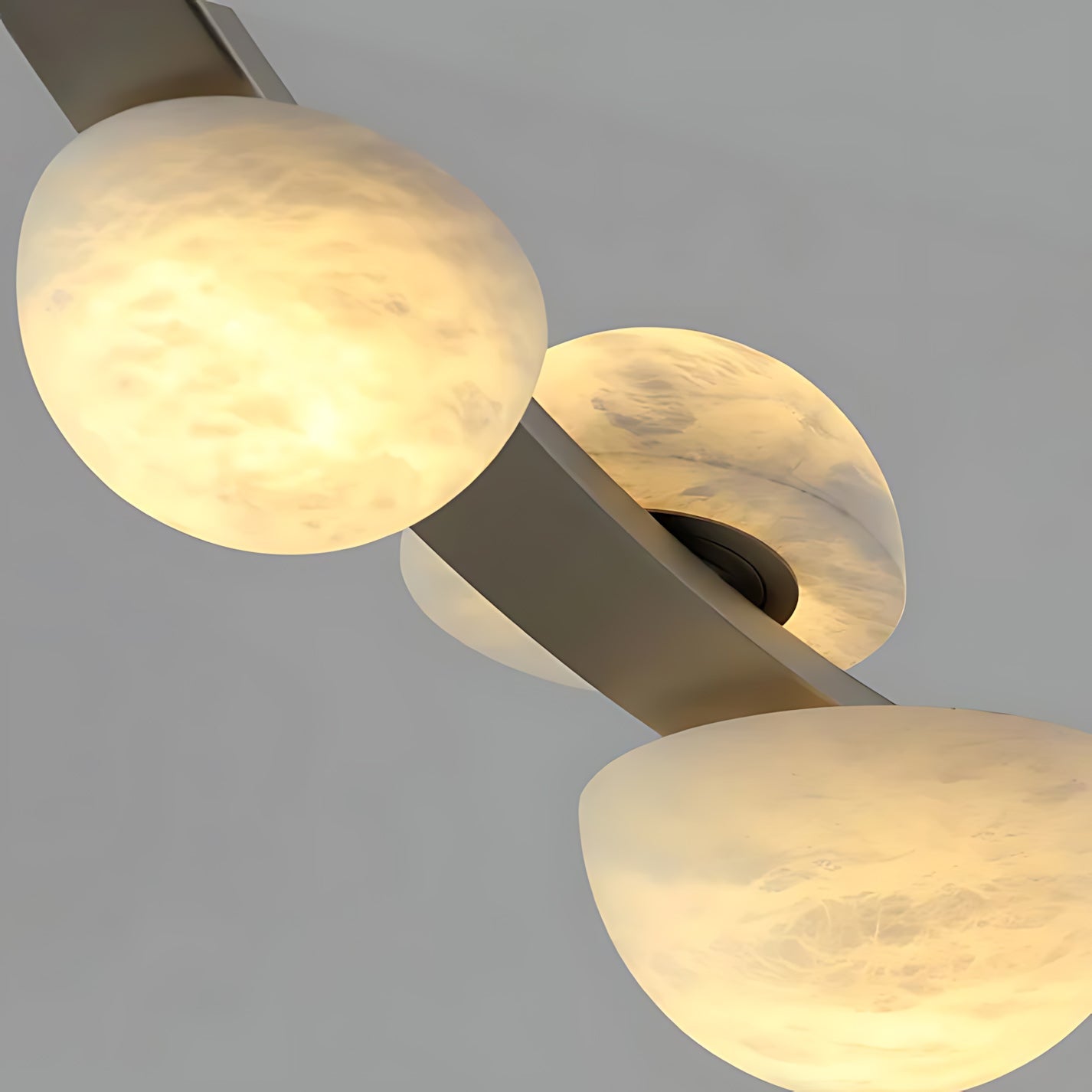 Dew Drops Modern Alabaster Alabaster Chandelier