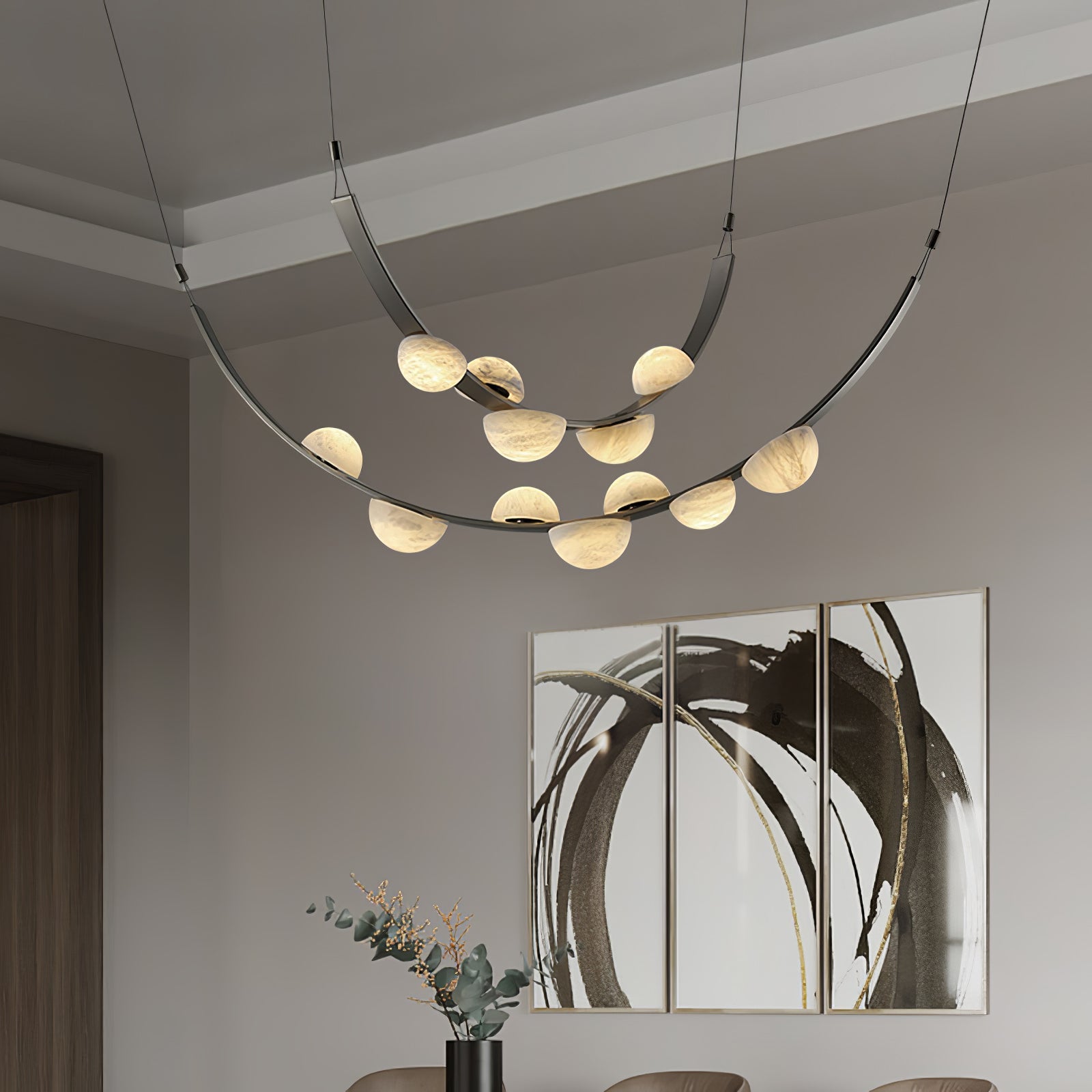 Evcaria Alabaster Chandelier - Blowlighting